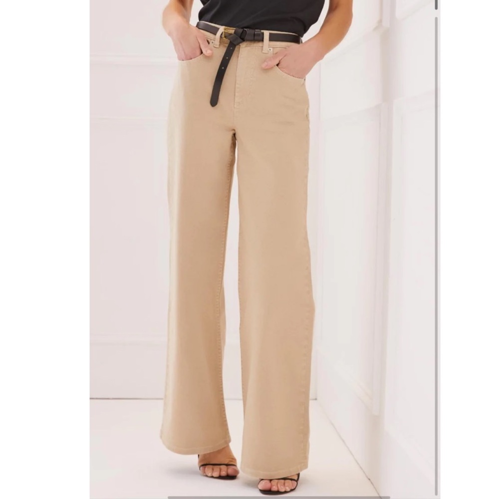 SOMETHING NAVY High Waisted Wide Leg Denim- SIZE 27